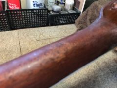 Martin D35 ラッカー塗布後のサンディング